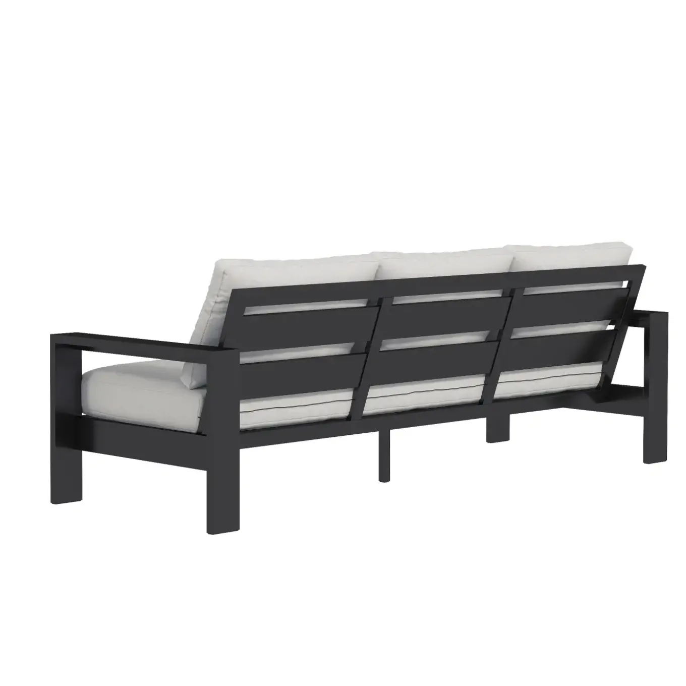 Queensland 3pc Outdoor Seating Set: Sofa & 2 Rocker Lounge Chairs