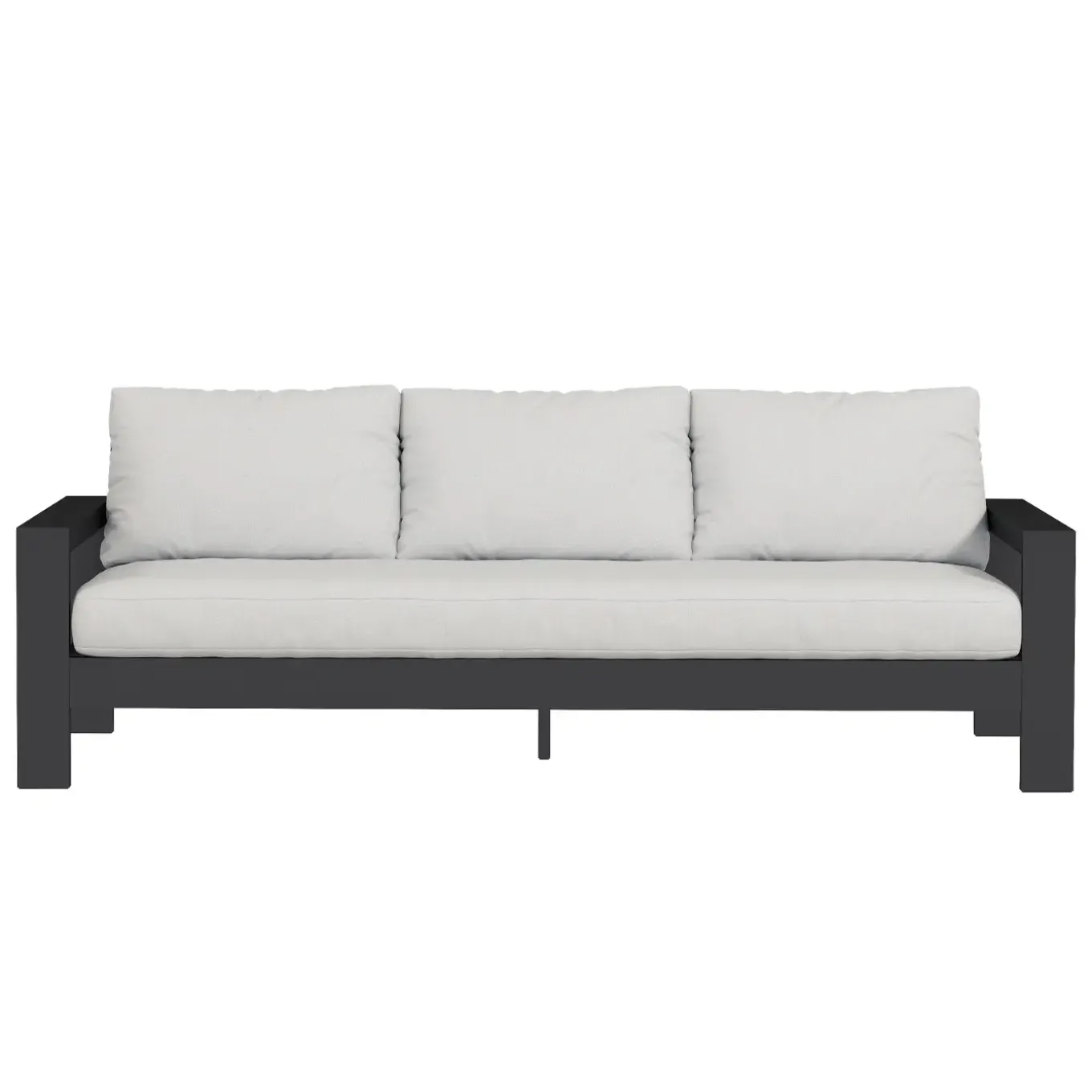 Queensland 3pc Outdoor Seating Set: Sofa & 2 Rocker Lounge Chairs