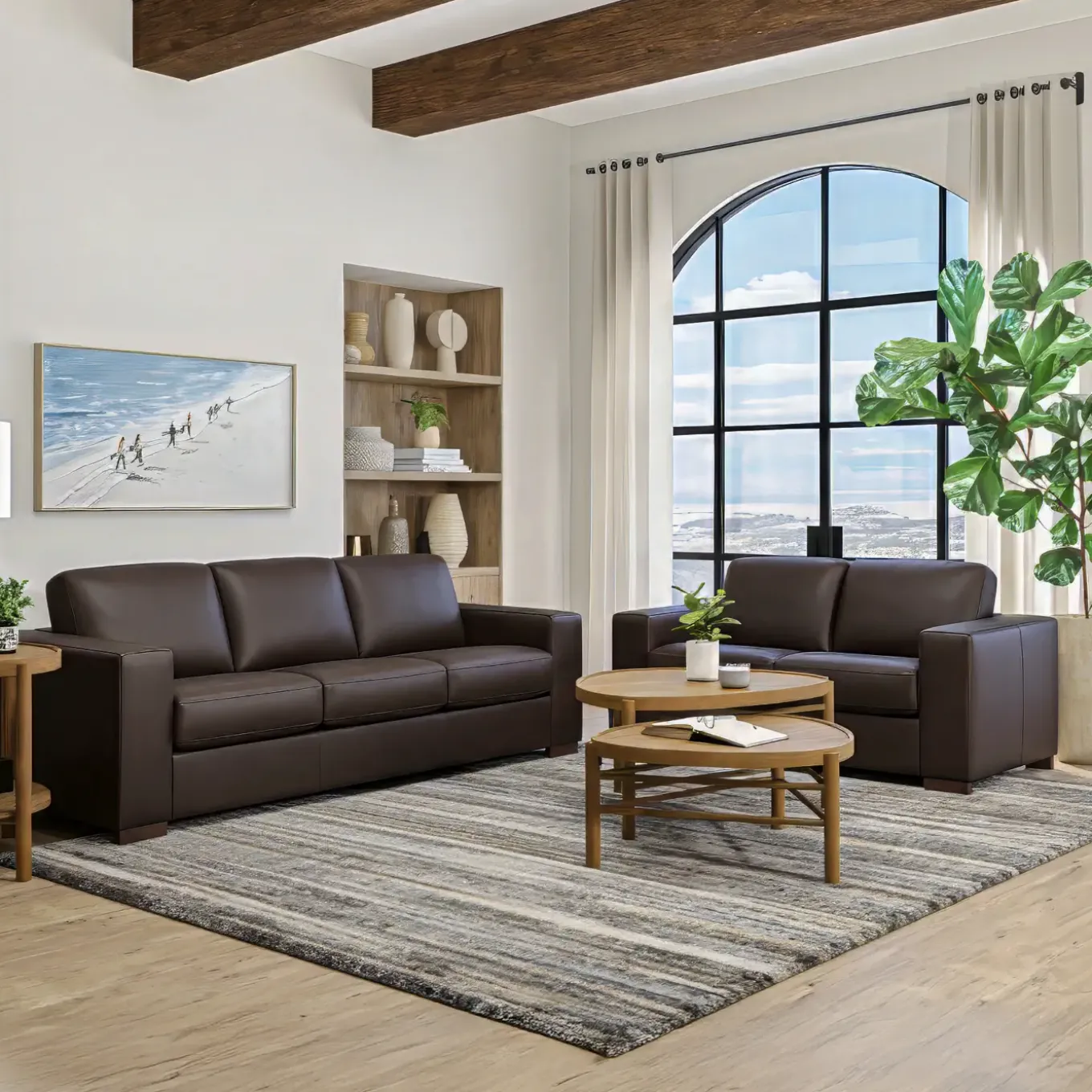 Quinn Leather Sofa
