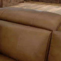 Radiance 7pc Power Leather Sectional