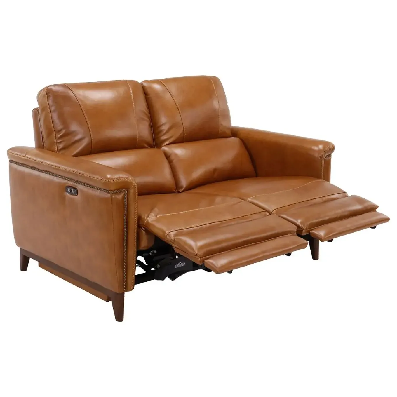 Remy Leather Power Reclining Sofa & Power Reclining Loveseat with Power Headrests