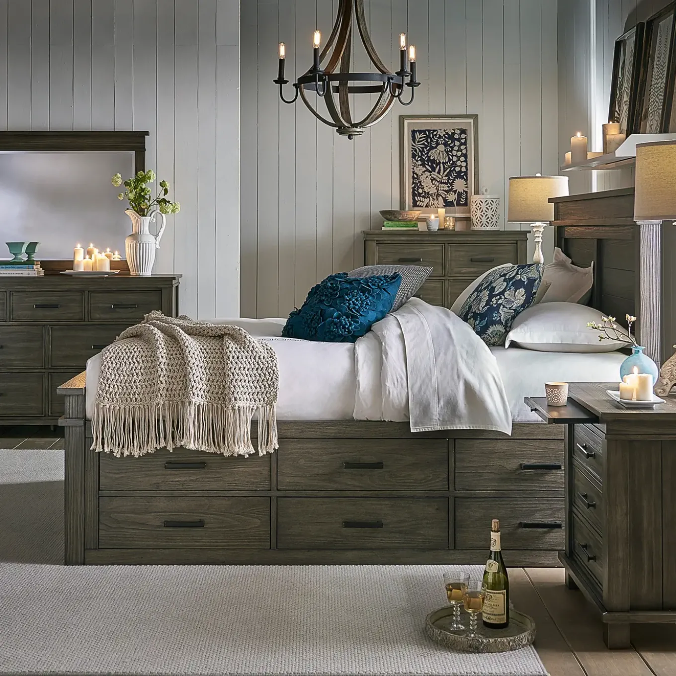 Rivington California King Captain's Bed