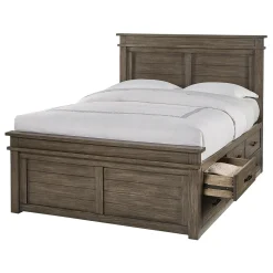 Rivington California King Captain's Bed, Dresser, Mirror, Nightstand