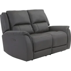 Rockwell Buy the Power Reclining Leather Sofa, Get the Power Recliner Free
