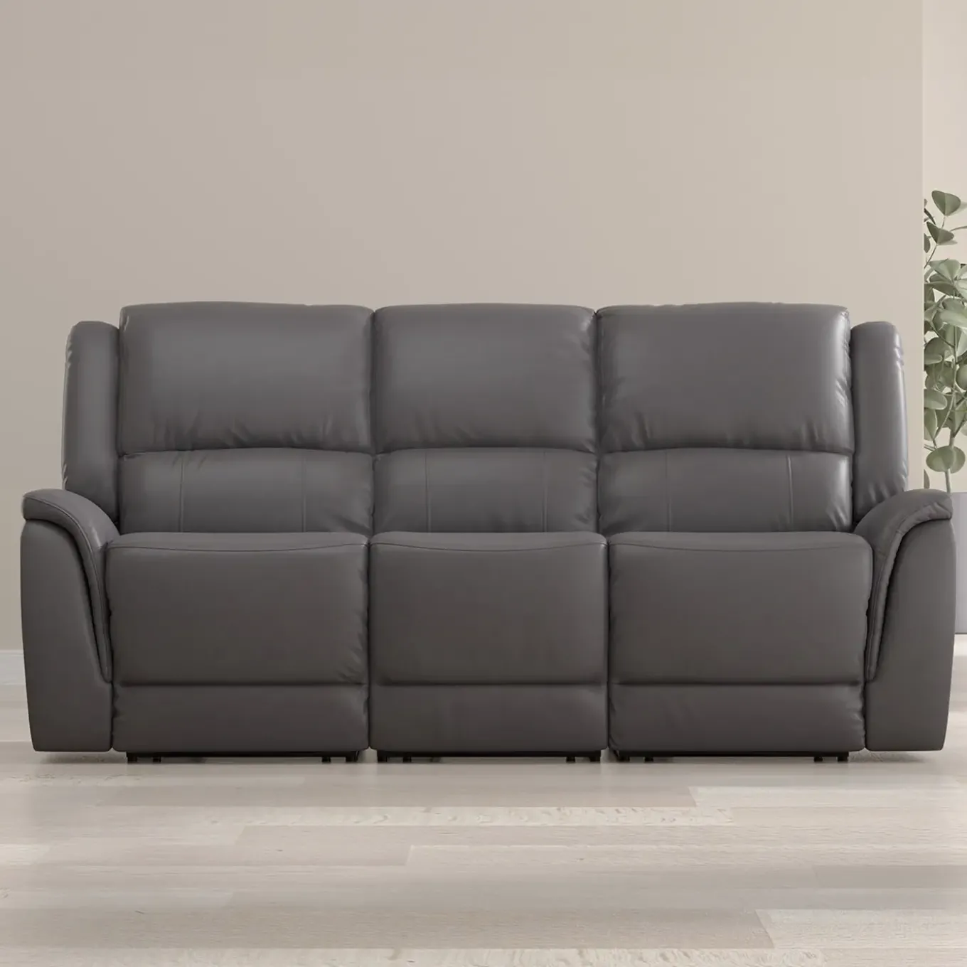 Rockwell Power Leather Sofa
