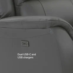 Rockwell Power Leather Sofa