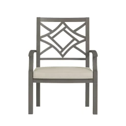 Saint Lucia 7pc Dining Set: Table & 6 Armchairs