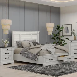 Sheridan Eastern King Shutter Panel Bed