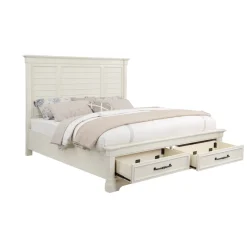 Sheridan King Storage Bed, Dresser, Mirror, Nightstand