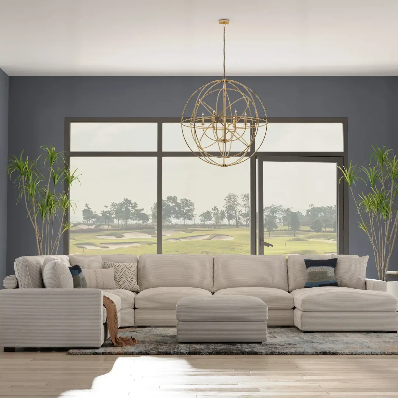 Sydney 6pc Right Chaise Sectional