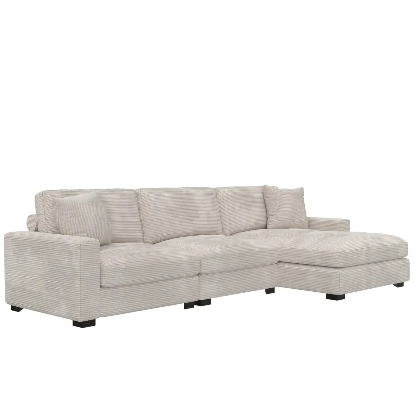 Sydney 3pc Right Chaise Sofa