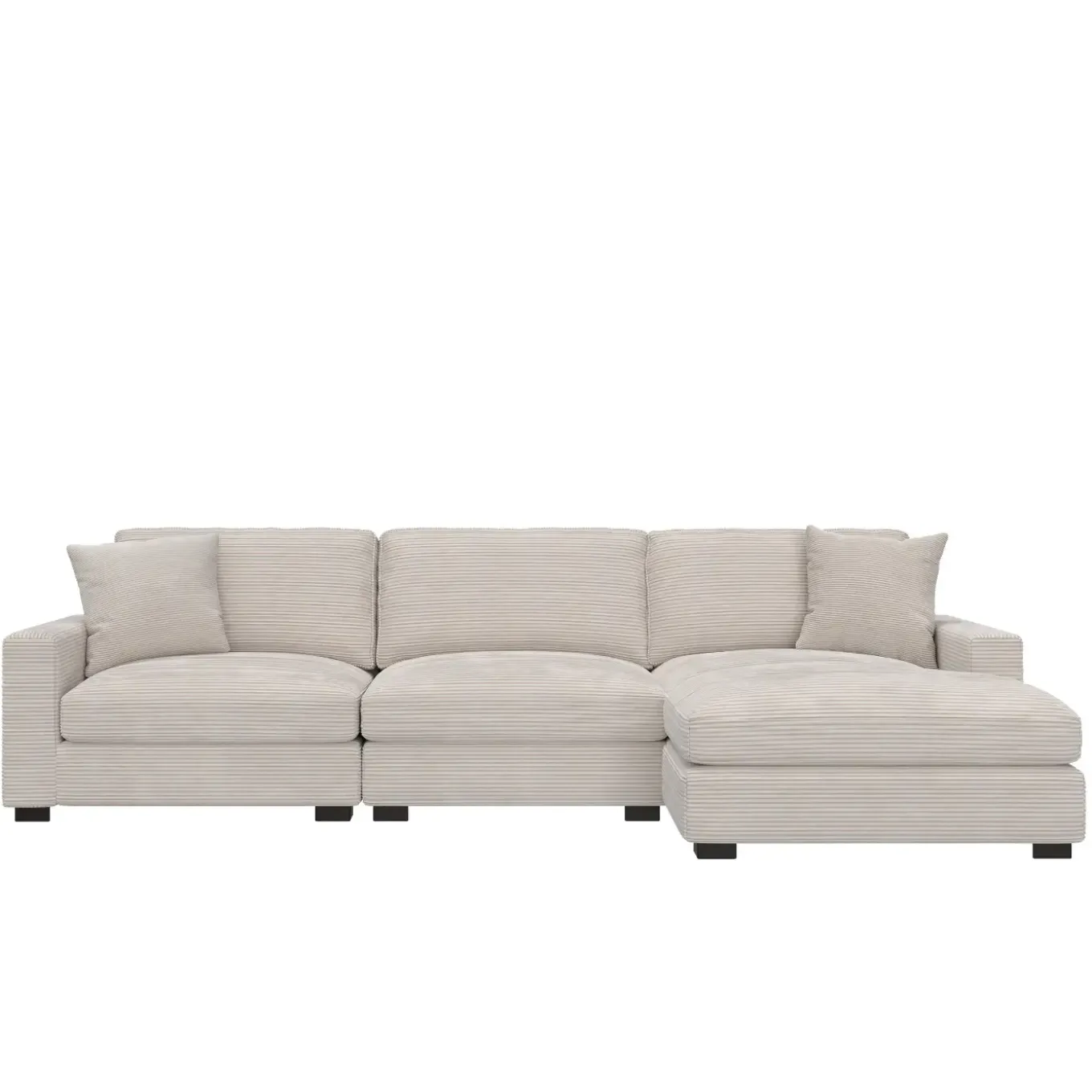 Sydney 3pc Right Chaise Sofa