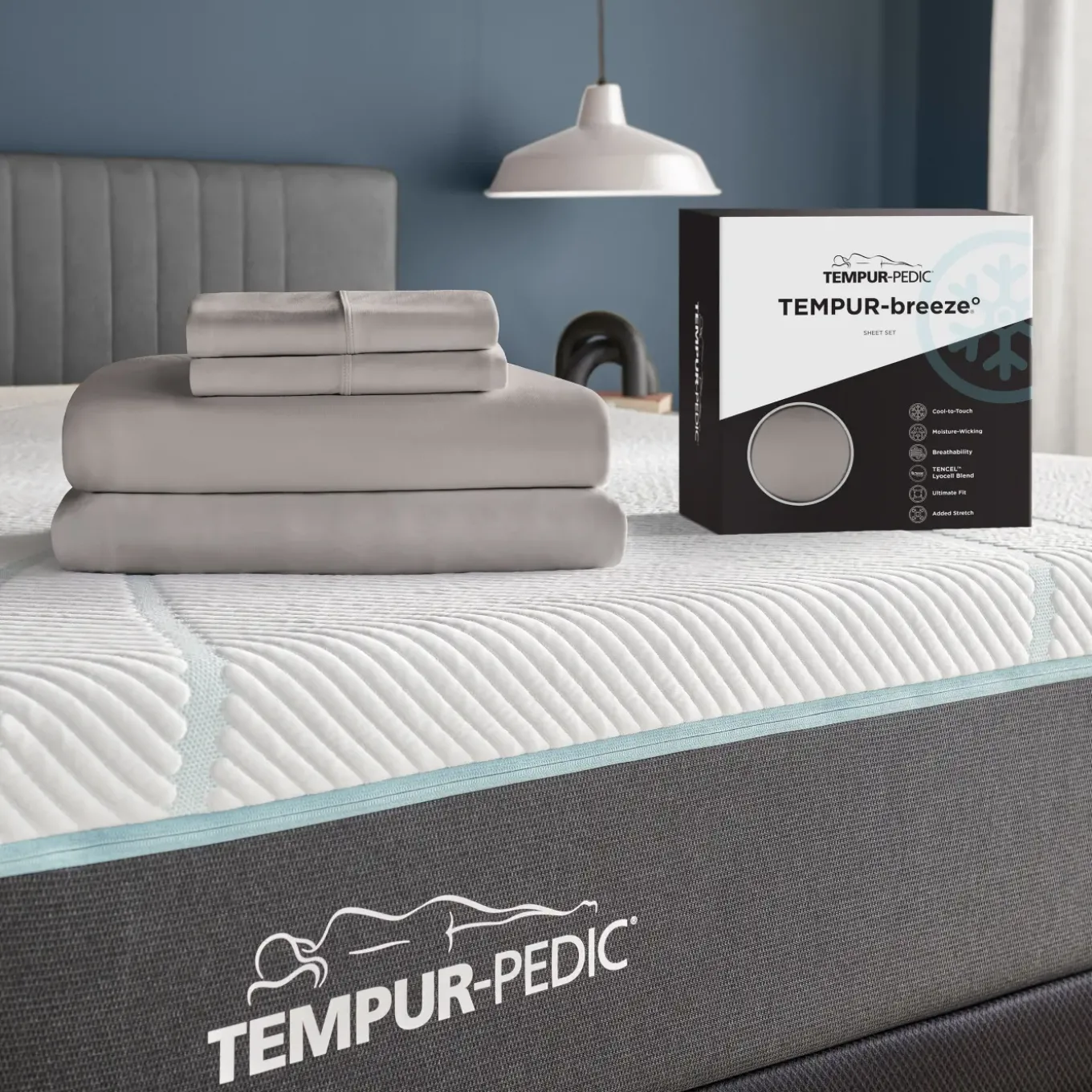 Tempur Breeze Cooling Graphite Sheet Set