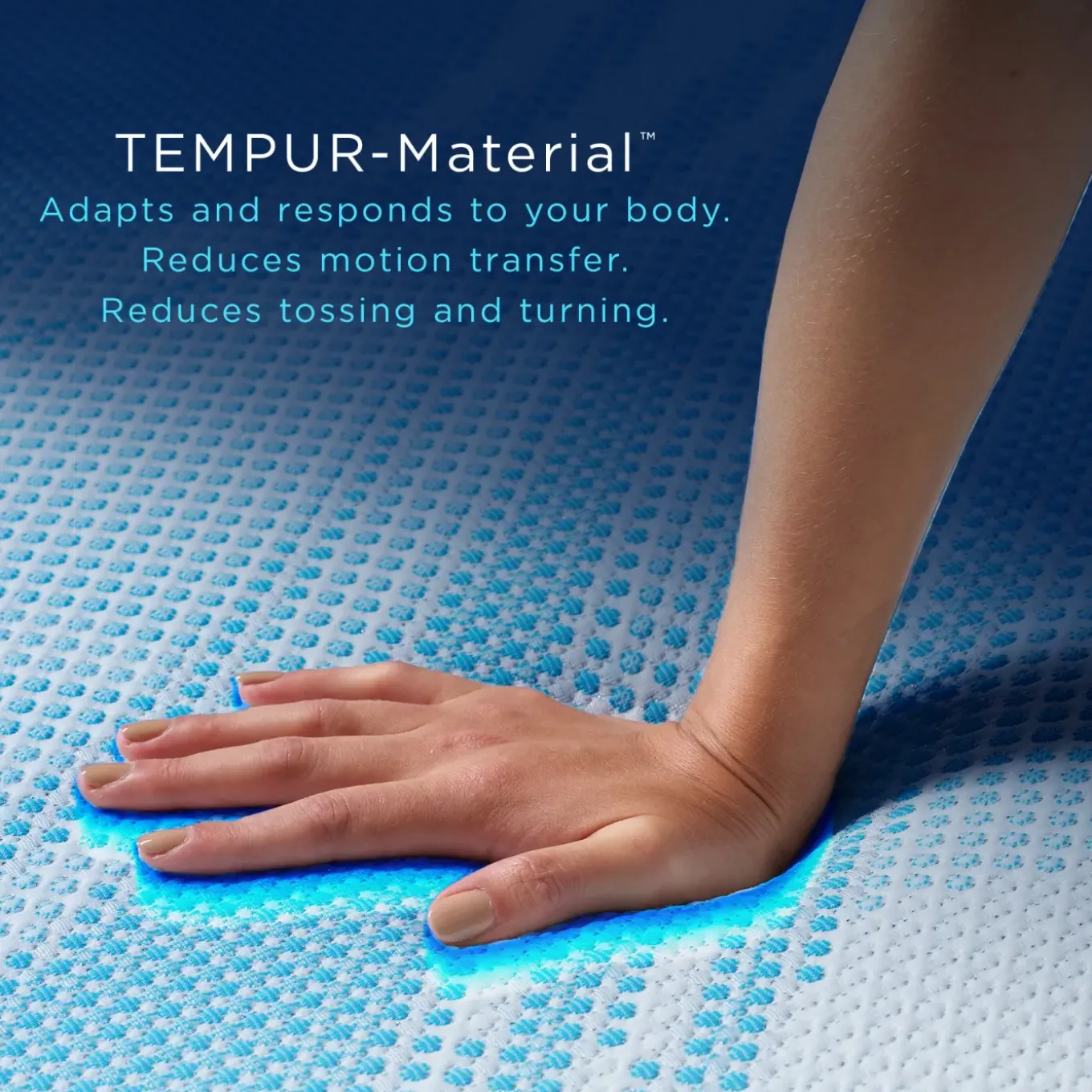 Tempur LuxeBreeze Med Hybrid California King Hybrid Mattress