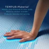 Tempur LuxeBreeze Med Hybrid Split Head Eastern King Hybrid Mattress