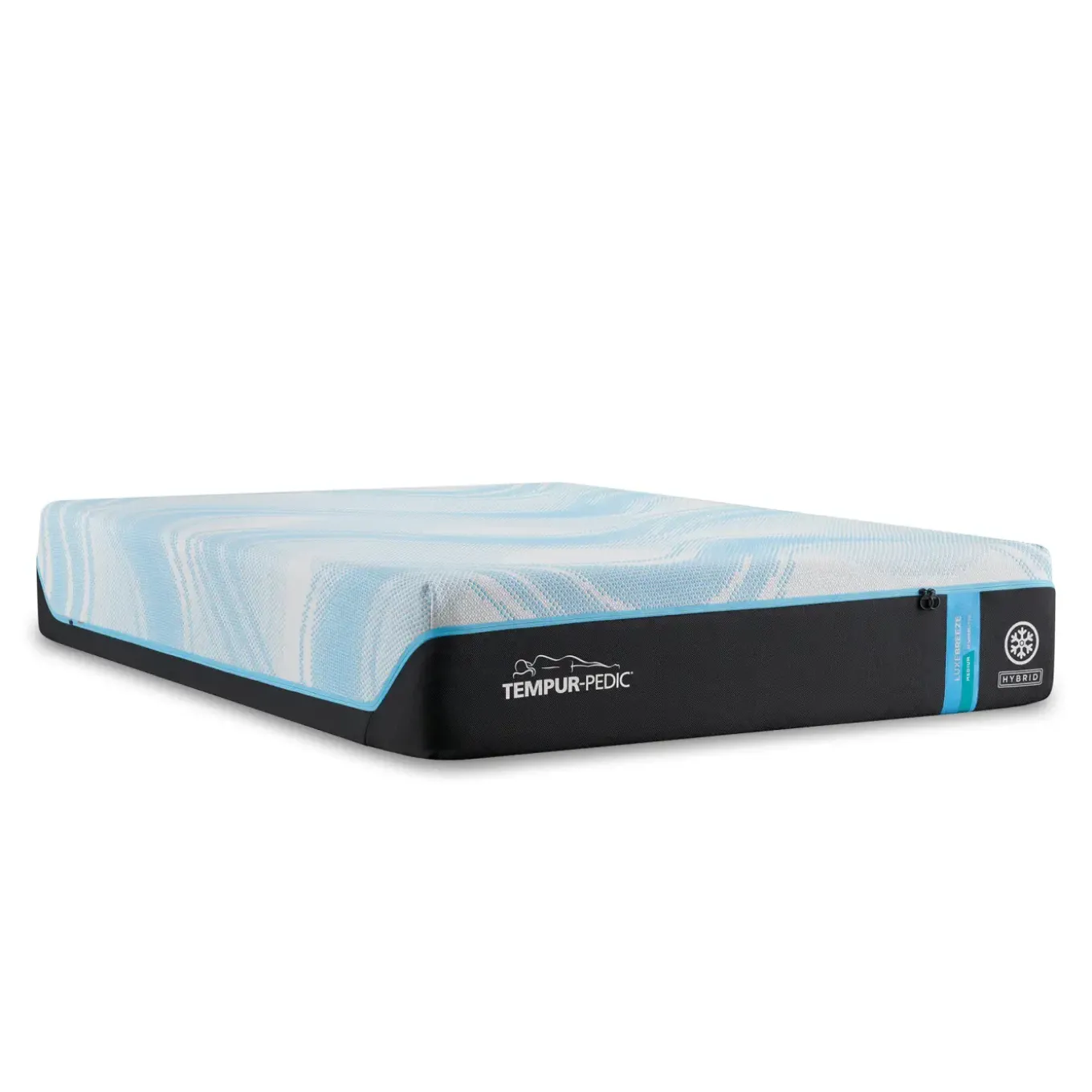 Tempur LuxeBreeze Med Hybrid Split Head Eastern King Hybrid Mattress