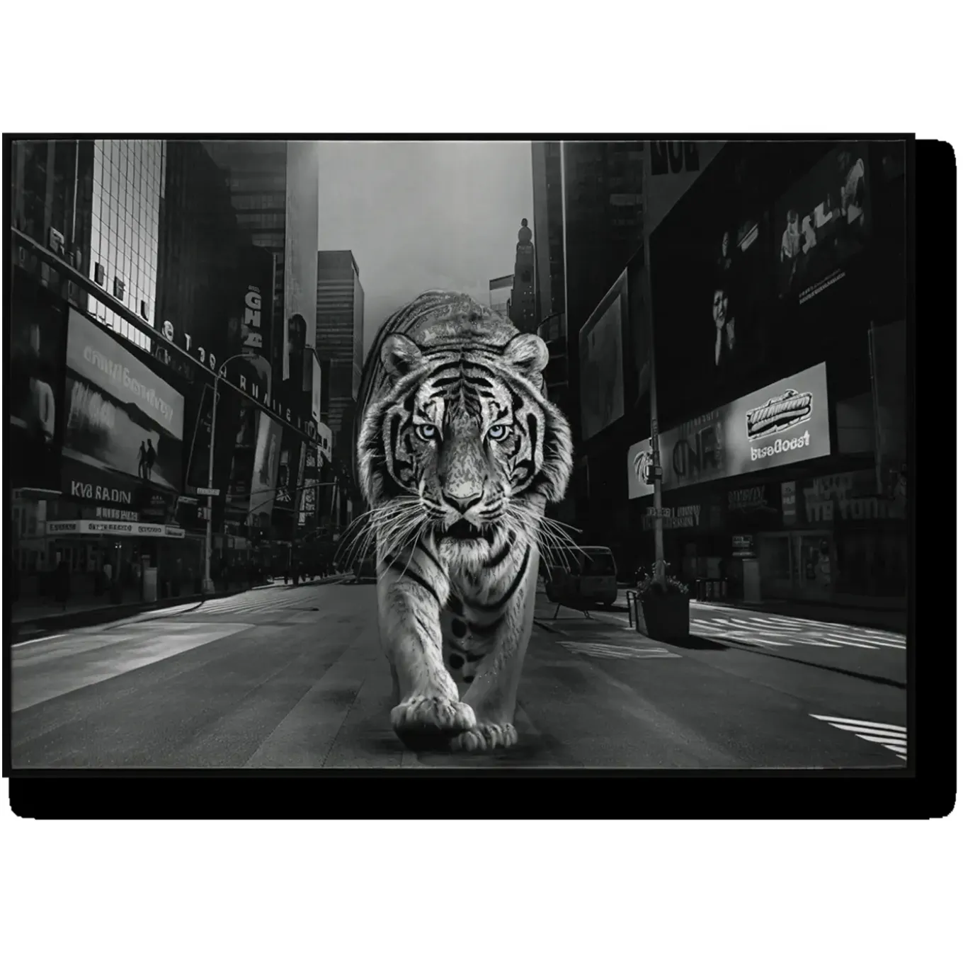 Tiger in the City Wall Art
