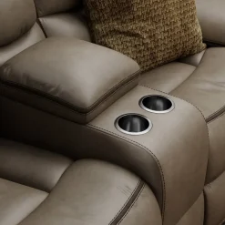 Trilogy Power Reclining Console Loveseat