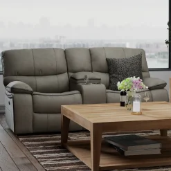 Trilogy Power Reclining Living Room Set-Gray