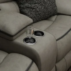 Trilogy Power Reclining Living Room Set-Gray