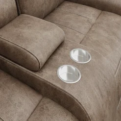 Triplex Power Reclining Living Room Set-Brown