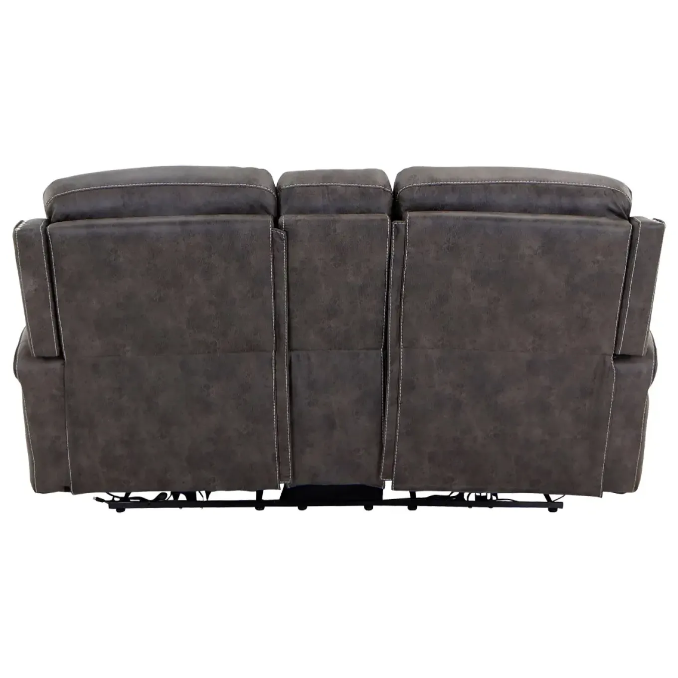 Triplex Power Reclining Living Room Set-Gray