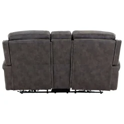 Triplex Reclining Console Loveseat