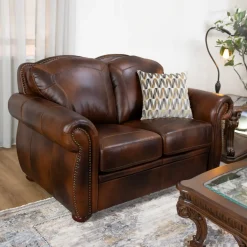 Tuscan Leather Living Room Set