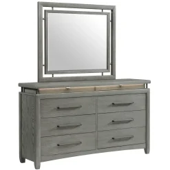 Winslet California King Bed, Dresser, Mirror, Nightstand
