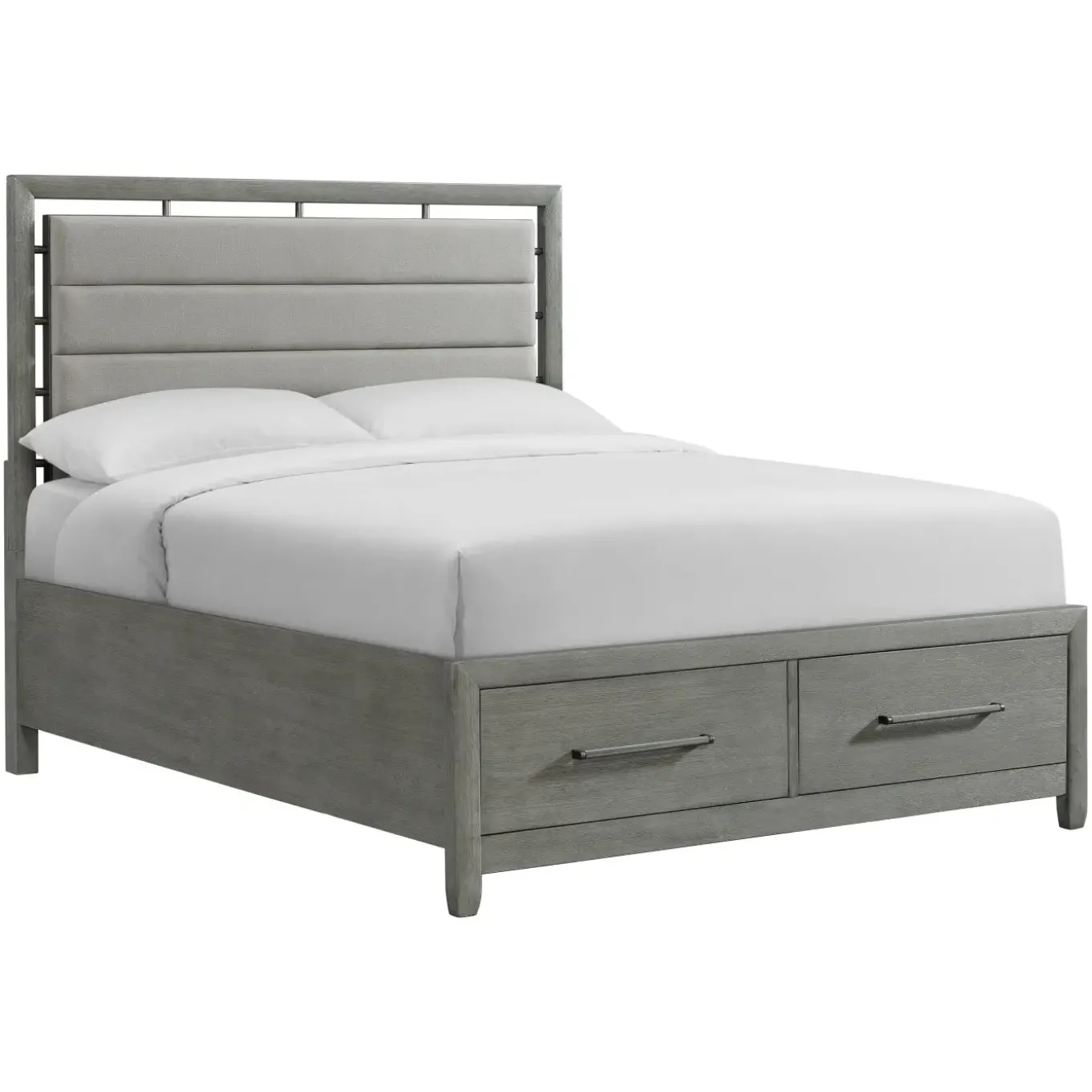 Winslet Eastern King Bed, Dresser, Mirror, Nightstand