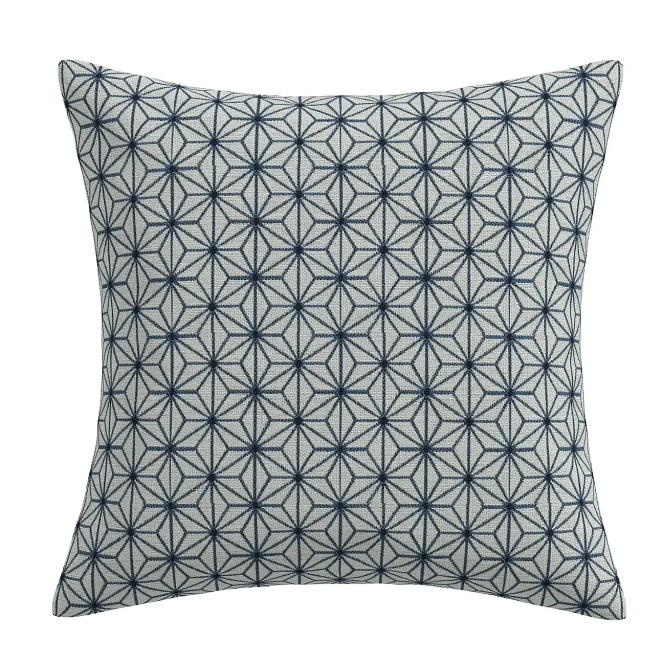 Woodblock Tile Pool Outdoor Pillow