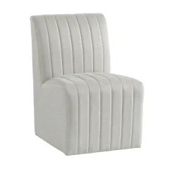 Zander 5pc Dining Set: Table & 4 Upholstered Side Chairs
